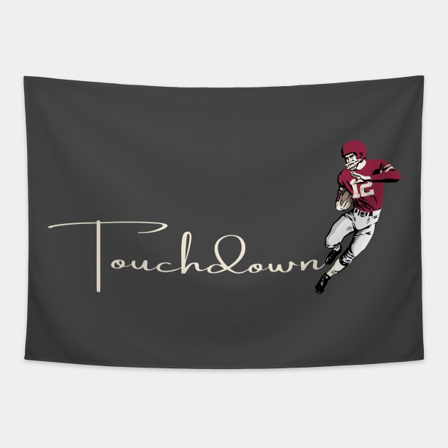 Touchdown Cardinals! Tapestry by Rad Love