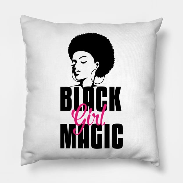 Black Girl Magic | Strong Black Woman Pillow by UrbanLifeApparel