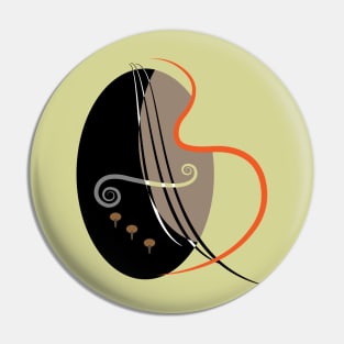 Abstract guitar Pin