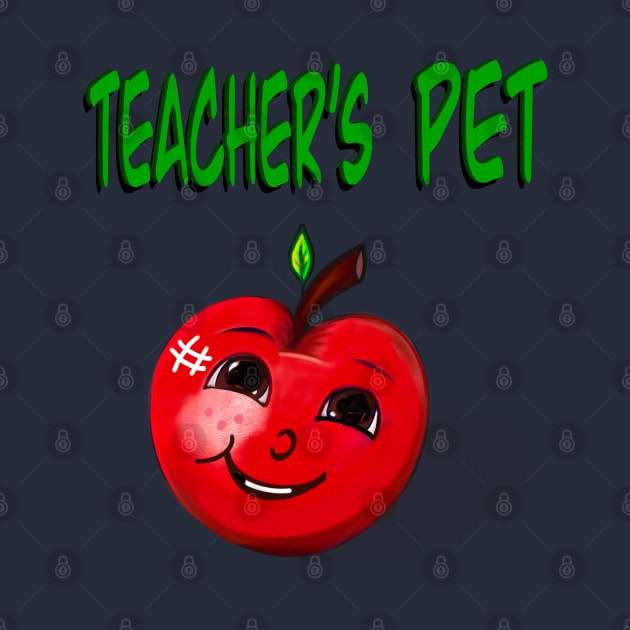 Teacher Teachers Teach Teaching teacher’s pet smiling red apple by Artonmytee