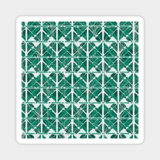 Abstract Tropical Tiles in Green Magnet