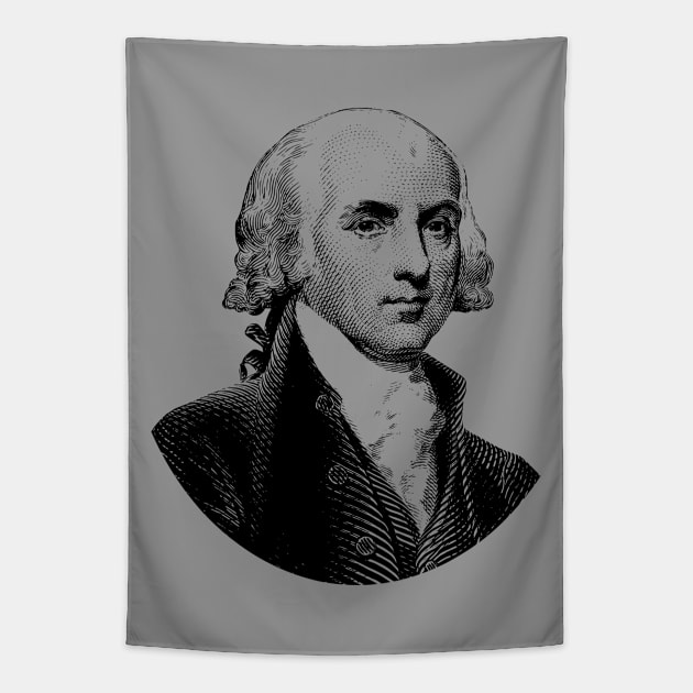 President James Madison Tapestry by warishellstore