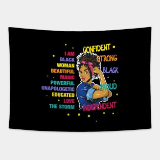 Educated Black Girl Magic Tapestry