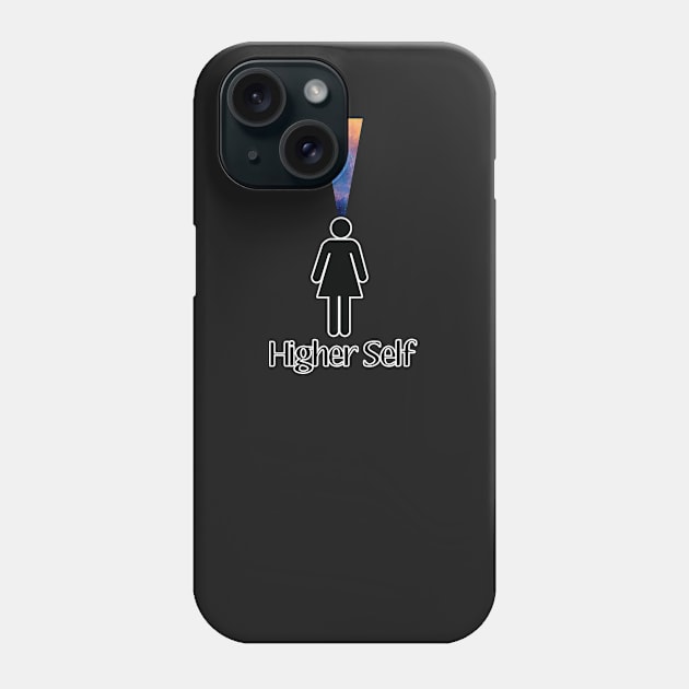 Higher Self Female Phone Case by HigherSelfSource