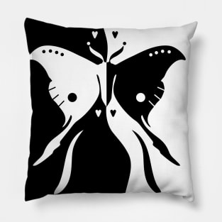 Butterfly or Moth, you choose. Pillow