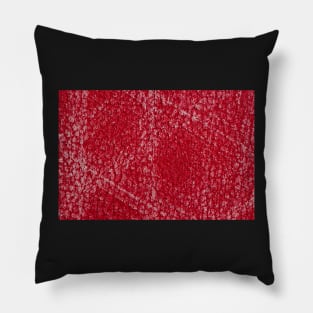 Abstract pattern on leather Pillow