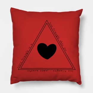 Love Triangle Pillow