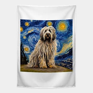 Bergamasco Sheepdoggy Night Tapestry