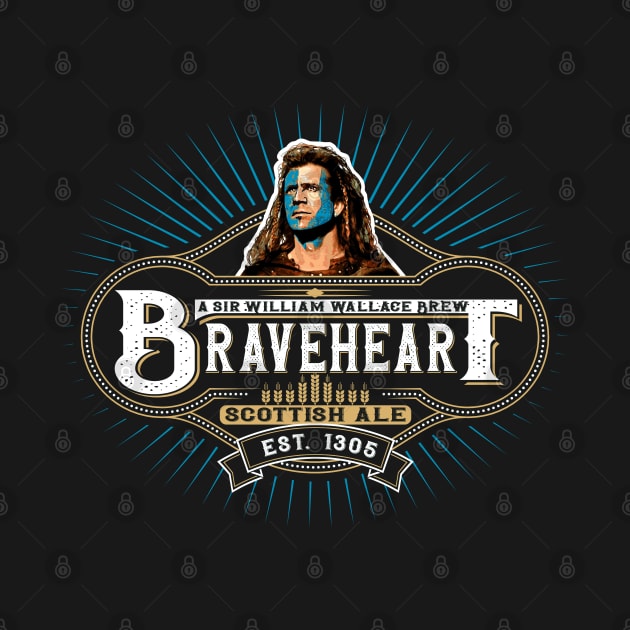 Braveheart Scottish Ale by Alema Art