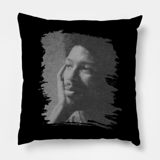 gil scott heron // retro poster Pillow by Degiab