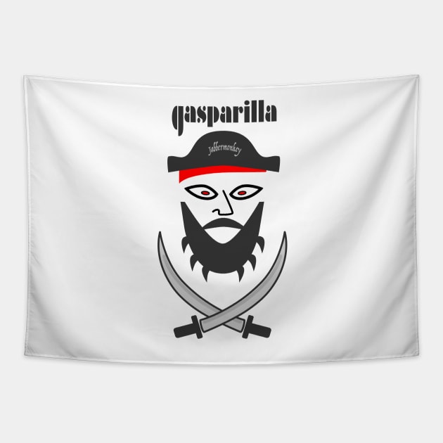 Gasparilla Pirate Tapestry by elamison