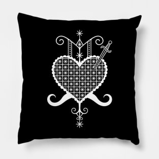 Erzulie Dantor veve Pillow