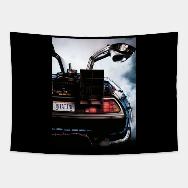 DeLorean Tapestry by WordFandom