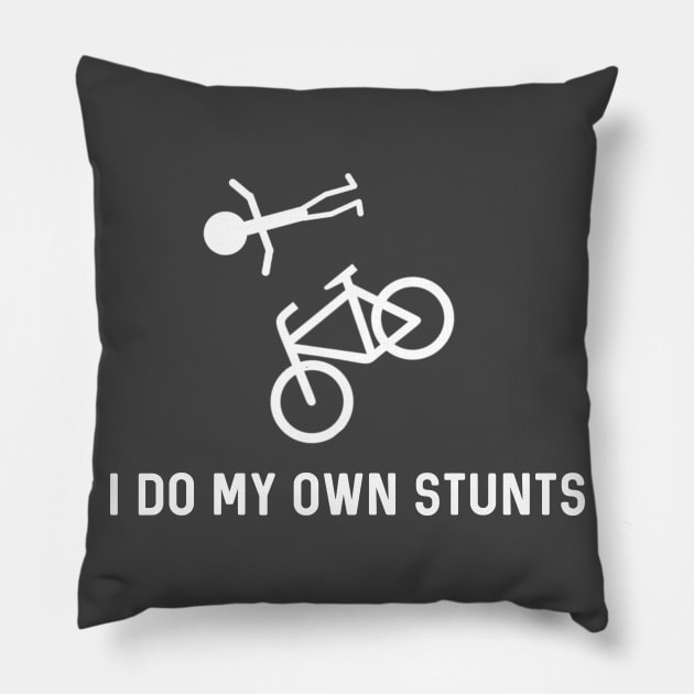 I Do My Own Stunts Pillow by Raw Designs LDN