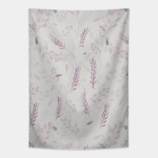 Spring Emotion Branches & Leaves Pale Pink Tapestry