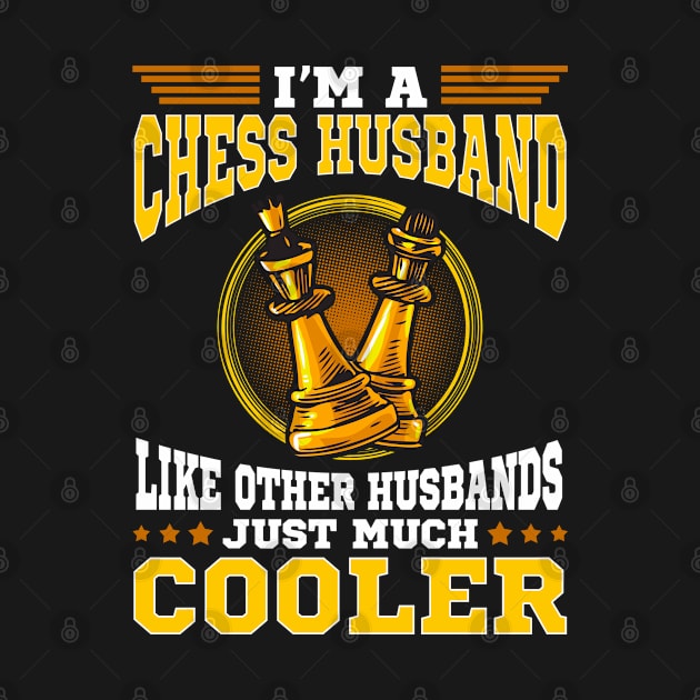 chess husband T shirt by lateefo