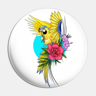 Macaw Pin