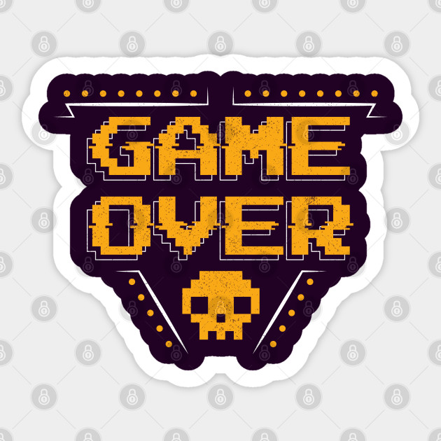 "Game Over" Gaming Design - Gaming - Sticker