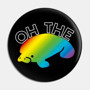 Hue-manatee Pin