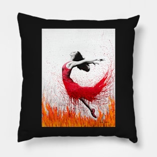 Dance Above The Flames Pillow