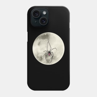 Full Moon Redback Spider Phone Case