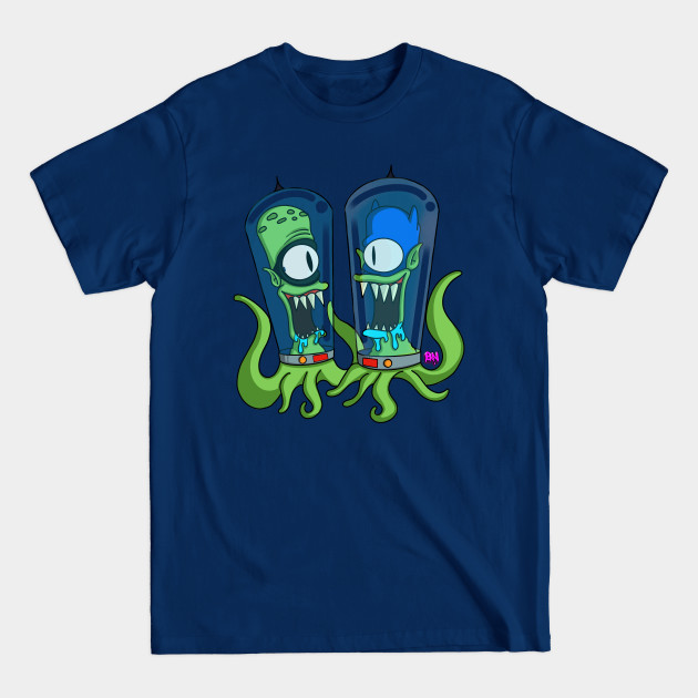 Disover Kang-man and Kodos sidekick - Simpsons - T-Shirt