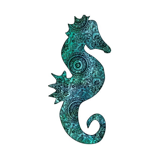 Seahorse doodle by LebensART