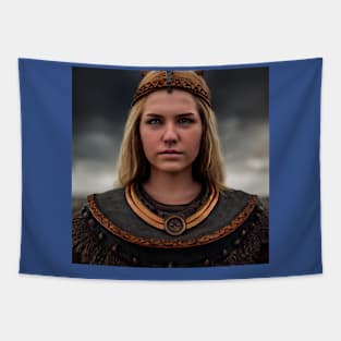 Viking Shield Maiden Tapestry