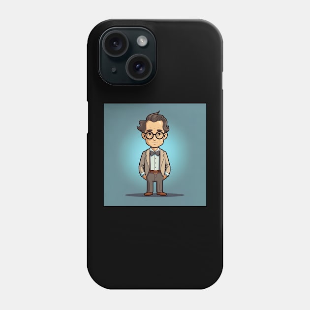 Erwin Schrodinger Phone Case by ComicsFactory