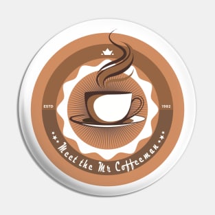 Mr Coffeeman Pin