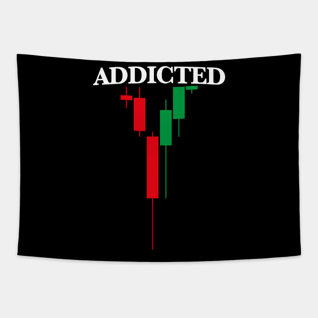 Addicted to Forex Tapestry by cowyark rubbark