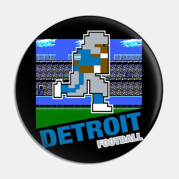 Detroit Football Pin by MulletHappens