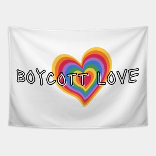 Boycott Love Tapestry