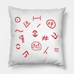 The Red Pen Treatment Pillow