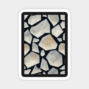 Jewel Pattern - Lowpoly Quartz, for a bit of luxury in your life! #5 Magnet