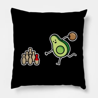 Funny Skittles avocado cartoon Skittle player gift Pillow