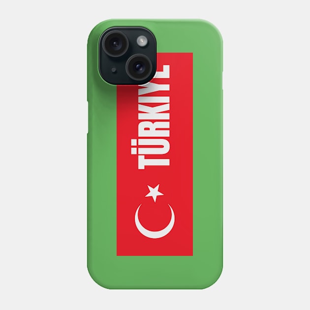 Türkiye in Turkish Flag Phone Case by aybe7elf