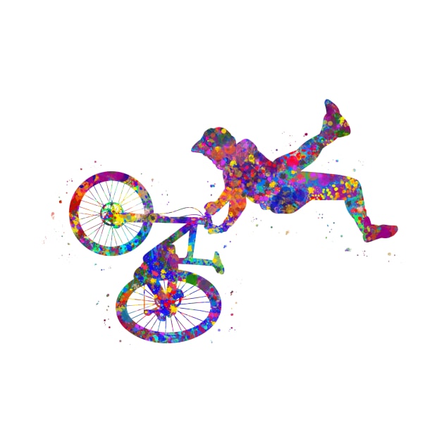 Downhill mountain biker by Yahya Art