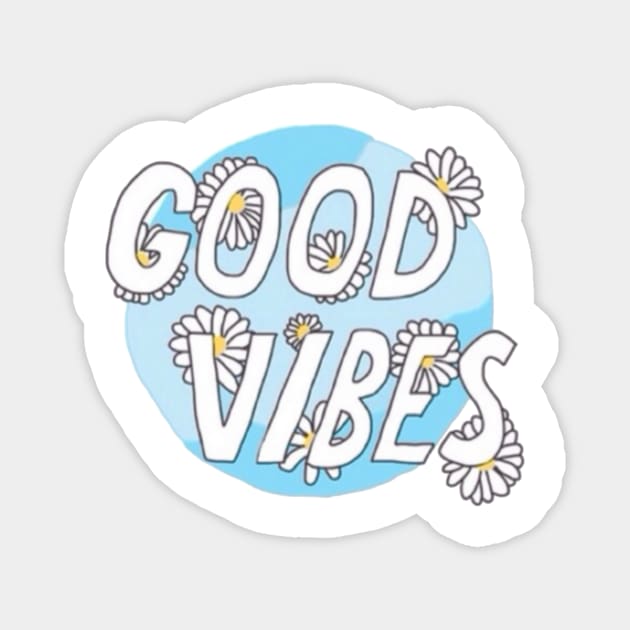 good vibes Magnet by ghjura