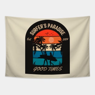 Surfers Paradise Surfer Surfing Tapestry