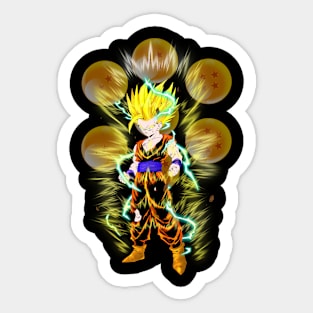 dragon ball goku  Sticker for Sale by BORHIM-ART