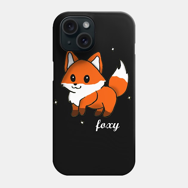 Foxy Phone Case by deadlydelicatedesigns