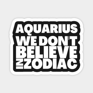 Funny Aquarius Birthday Gift Ideas Magnet