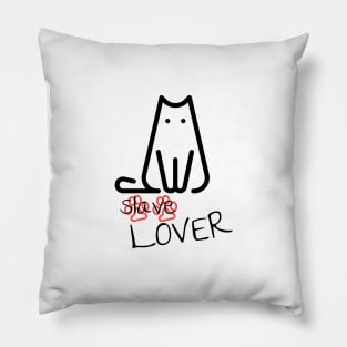 Not Cat sleave | It's Cay lover Pillow