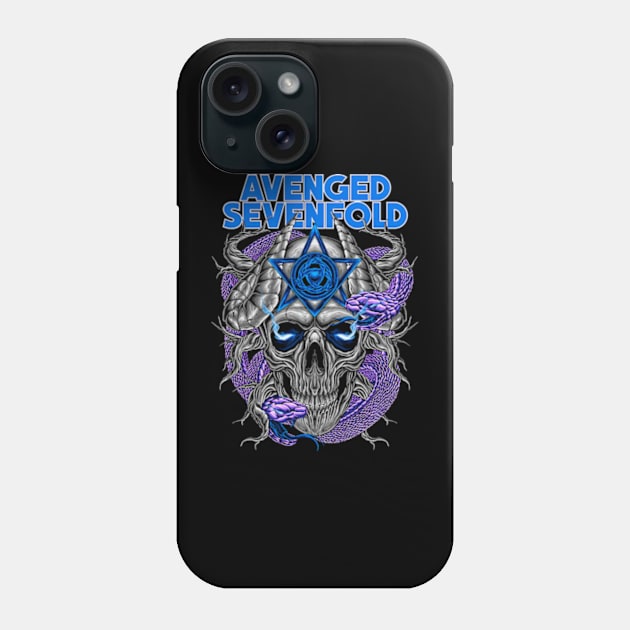 AVENGED POISON SKULL Phone Case by TOSSS LAB ILLUSTRATION