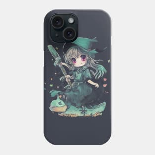 cute anime witch Phone Case