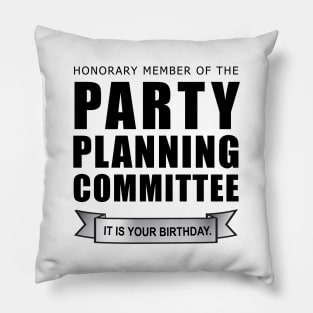 Honorary Member of the Party Planning Committee • The Office Shirt Pillow