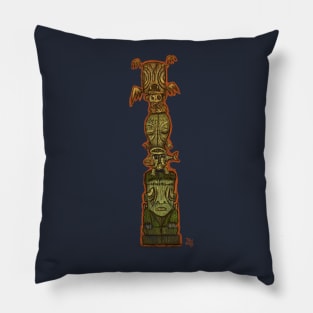 Tiki Monster Stack Pillow