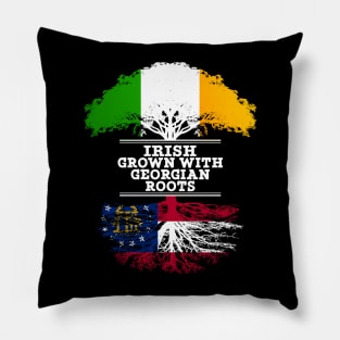 Irish Grown With Georgian Roots - Gift for Georgian With Roots From Georgia Pillow