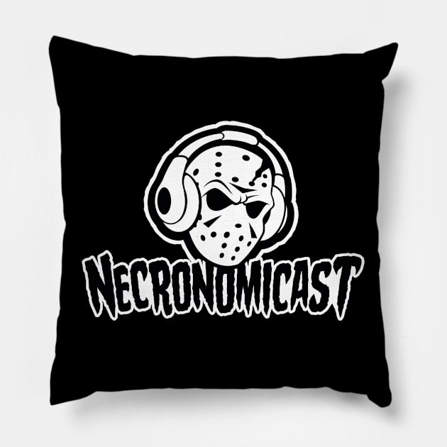 Necronomicast B&W Pillow by Necronomicast